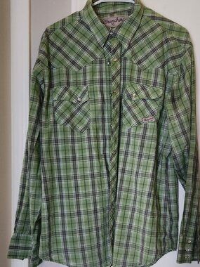 Wrancher wrangler pearl snap